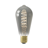 Calex Spiral Filament LED Bulb - E27 - ST64 - Titanium